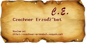 Czechner Erzsébet névjegykártya
